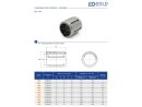 Compact linear ball bearings KH1630-PP