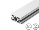 Perfil de aluminio 40x20L-4N180 I tipo ranura 5, 0,94kg/m, corte de 50 a 6000mm