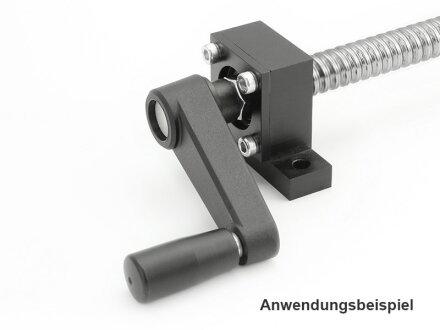 Handkurbel mit Kugelfeder (105 x 120 mm) - Zubehör von OPITEC