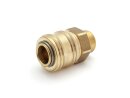 Quick coupling, brass G1 / 2 on the outside