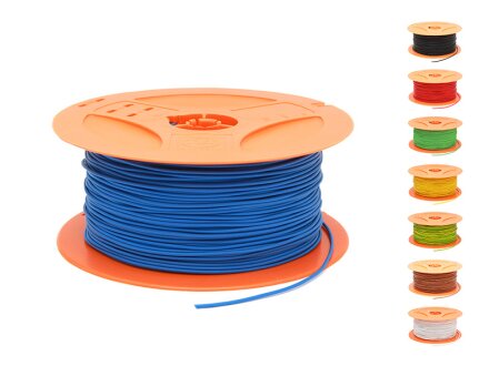 Cable H05V-K en carrete, 1qmm, longitud 250 metros, se puede seleccionar el color