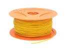 Kabel H05V-K, geel, 0,5 mm, ring, lengte 1 meter