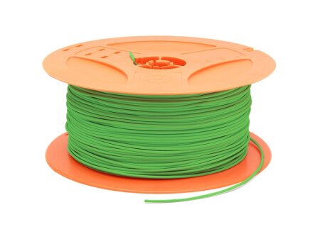 Cable H05V-K, verde, 0.5qmm, anillo, longitud 2 metros
