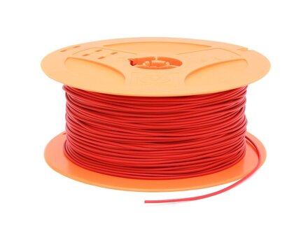 Kabel H05V-K, rood, 1qmm, ring, lengte naar keuze