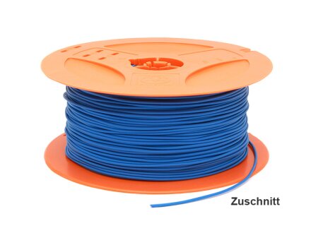 Cable H07V-K, azul, 1.5qmm, anillo, longitud 50 metros