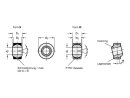 Sferische glijlagers, onderhoudsvrij staal, 8 mm boring - 19 mm buitendiameter