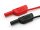 8 safety test leads, stackable 2,5qmm SIL, SET red / black - length 0.25 / 0.5 / 1.0 / 2.0 m