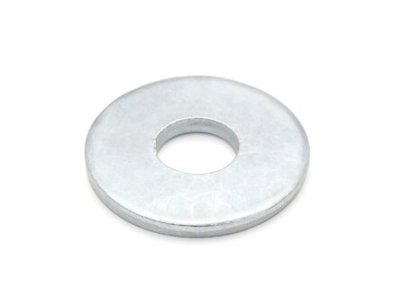 Rondella DIN 9021 grande, acciaio, zincata d = 4,3 mm / P = 12 mm