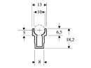 Shaft clamping profile - shaft 10 groove 8 I-type -...