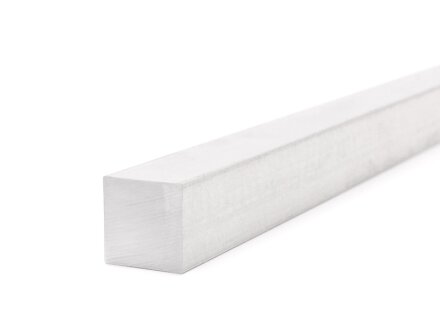 Square bar 30x30mm, aluminum EN AW-6060, 2.43kg/m, cut 50-3000mm