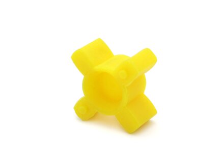 Estrella de plástico amarilla 92SH A para acoplamiento de elastómero sin holguras JM25C