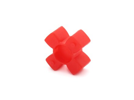 Stella in plastica rossa 98SH A per giunto elastomerico senza gioco JM20C