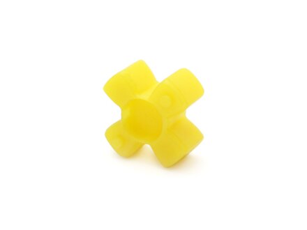 Stella in plastica gialla 92SH A per giunto elastomerico senza gioco JM20C
