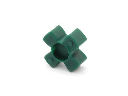 Estrella de plástico verde 64SH D para acoplamiento de elastómero sin holguras JM20C