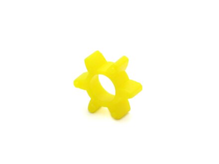 Estrella de plástico amarilla 92SH A para acoplamiento de elastómero sin holguras JM16C