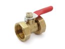 Ball valves, two-sided internal thread, size selectable