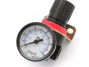 Reductor de presión - regulador de presión con manómetro de 1/4 de pulgada, BR2000
