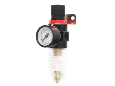 Riduttore di pressione - regolatore di pressione compatto con manometro e separatore dacqua da 1/4 di pollice, AFR2000