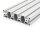 Aluminium profiel 40x160L I-type sleuf 8 (licht), zilver geanodiseerd - standaard lengtes(65,00EUR/m) 400mm