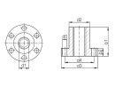 Trapezoïdale spindelmoer RFRM TR8x1.5 iglidur® R van igus®