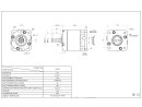 Planetary gear 100:1 for NEMA17 (42x42mm) stepper motors, torsional backlash 50 arc-min