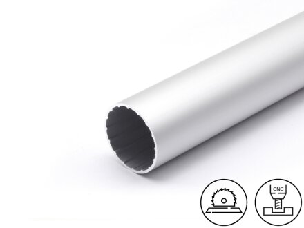 Aluminum tube D32, 0.34kg/m, cut 50-6000mm