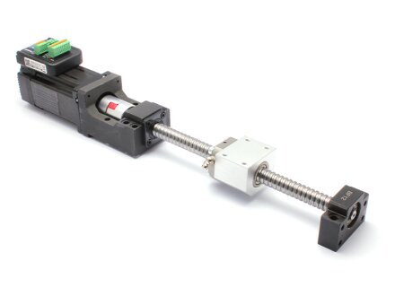 Spindle drive with ball screw D=16mm pitch, nominal length and optional motor selectable