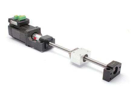 Spindle drive with ball screw D=12mm nominal length and optional motor selectable