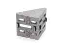 Angle 60x60 groove 8 B-type fastening set