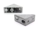 45 ° angle connector 40x80 I-type groove 8 incl....