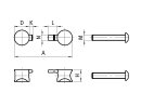 Uni-Stoßverbindersatz 20 I-Typ Nut 5