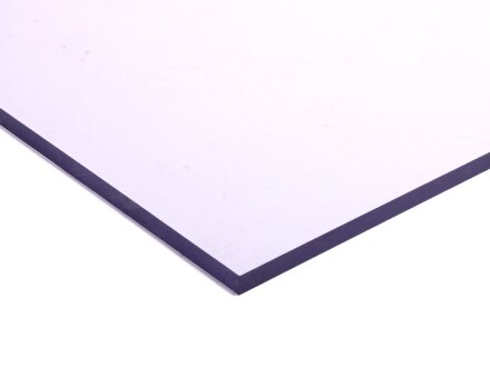 Placa de policarbonato PC incolora, espesor 3mm, corte - largo y ancho seleccionable