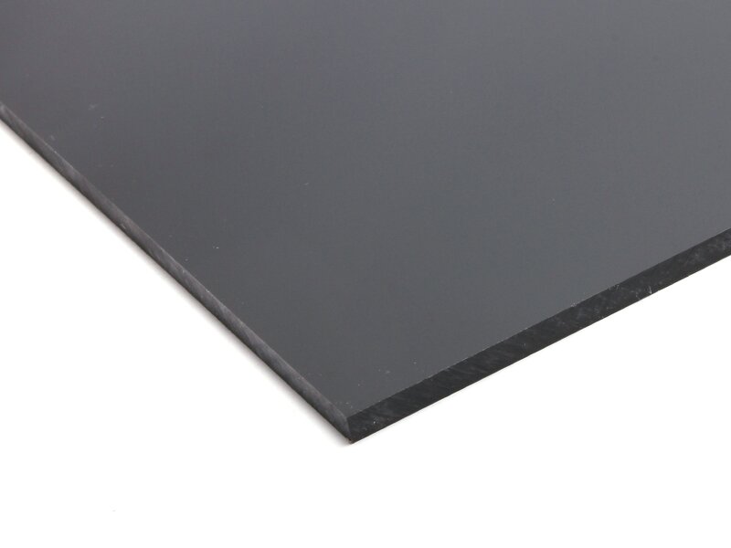 Plaque en PVC noir, épaisseur 4mm, coupe - longueur et largeur
