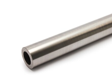Hollow shaft 40x26mm h6, ground and hardened, material C60E (1.1221), 5.7kg/m, cut 50-3000mm
