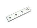 Connector plate aluminum plated 20x80