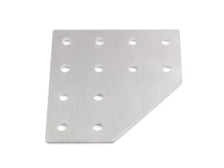 Connector plate 78-L, 12-hole, laser cut, blank