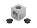 Cube connector 45 B-type groove 10, cubes 2D + 2 caps