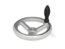 DIN hand wheel, cast iron or aluminum, design selectable GG-140-K15-D