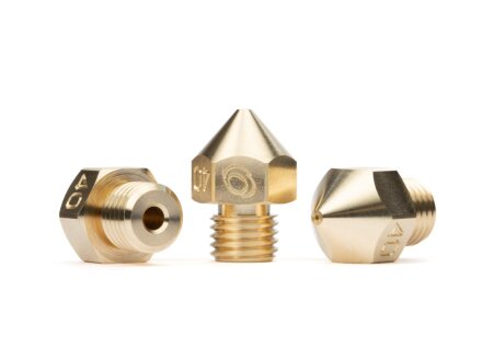 Bondtech Brass Nozzle M6×0.75×5×13 1.75. Size: 0.40