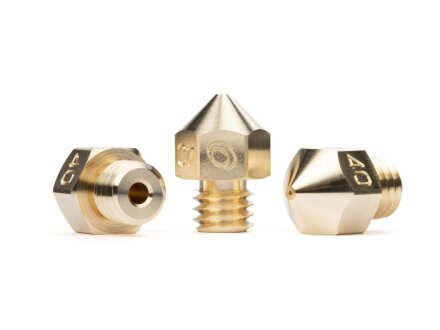 Bondtech Brass Nozzle M6×1×5×13 1.75. Size: 0.40