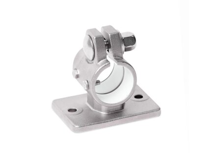 Flange carriage stainless steel with 2 mounting holes
