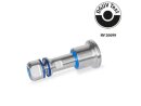 Stainless steel indexing bolt knob side in hygienic...