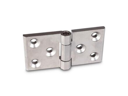 Heavy-duty stainless steel hinges - Heavy-duty stainless steel hinges horizontally extended