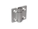 HINGE, WITH ADJUSTABLE FRICTION, SILVER - NEW