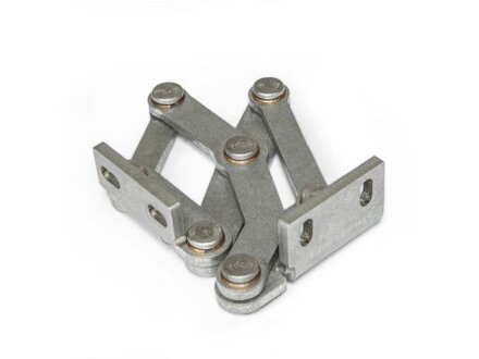 Stainless steel multi-joint hinges on the inside, opening angle 90