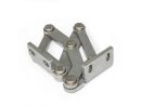 Stainless steel multi-joint hinges on the inside, opening...