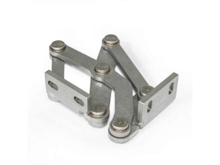 Stainless steel multi-joint hinges on the inside, opening angle 120