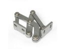 Stainless steel multi-joint hinges on the inside, opening...