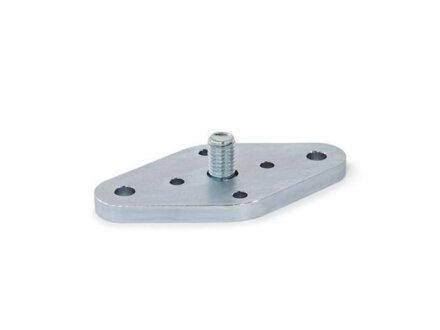 Flanges for quick release couplings GN 1050 and pins GN 1050.1