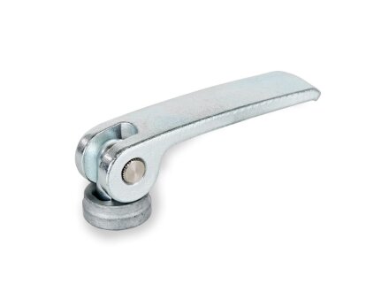 Eccentric clamp with internal thread lever steel or with screw lever steel GN927.2
